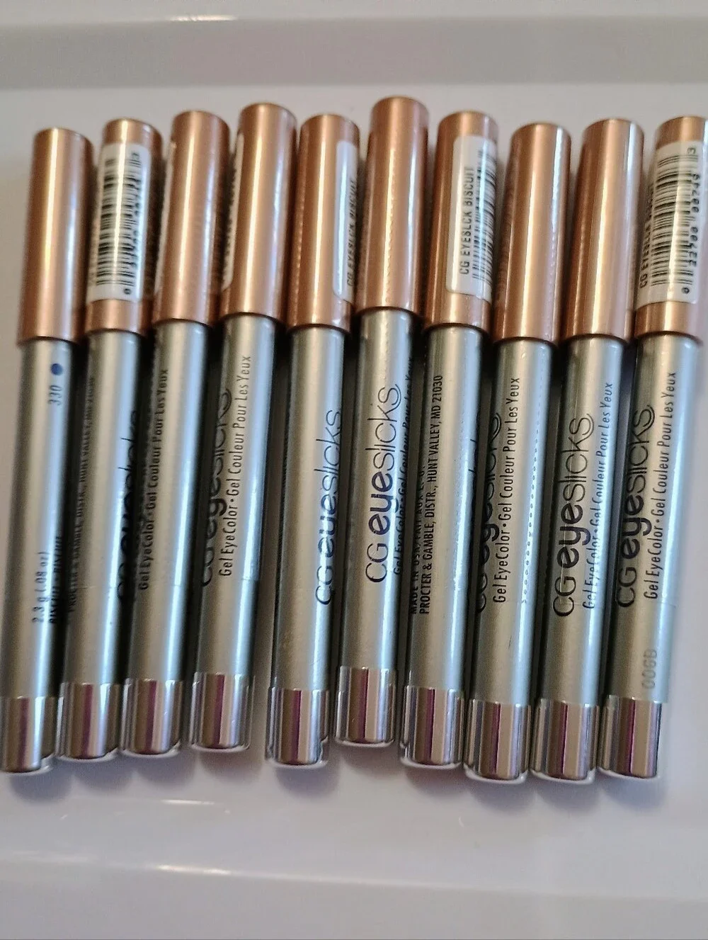 10 x CoverGirl Eyeslicks Gel Eye Color 330 Biscuit